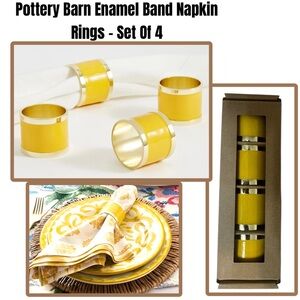 Pottery Barn Band Napkin Rings